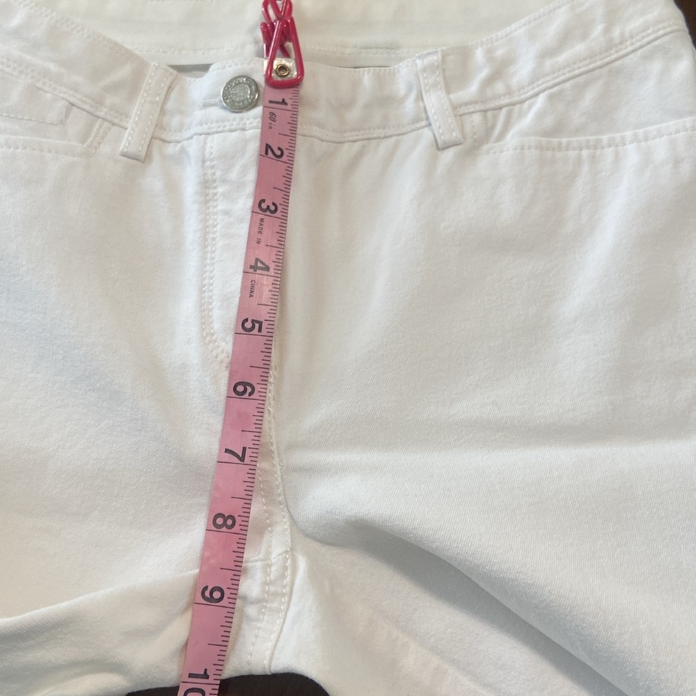 Sale! Chico's So Slimming White Denim Jeans. size Small/4 (Chico size 0). - Picture 6 of 11